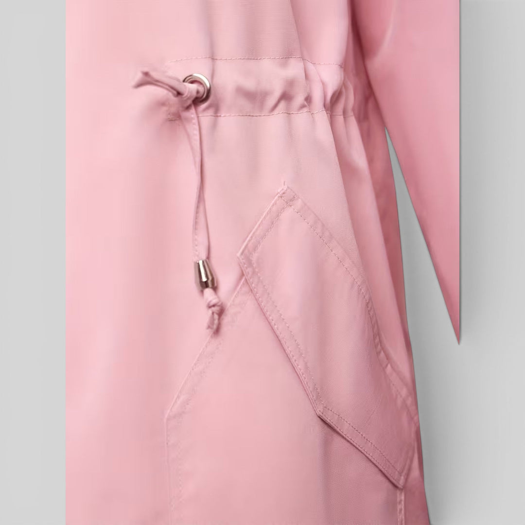 Selina | Women’s Lightweight Hooded Rain Jacket with Adjustable Waist