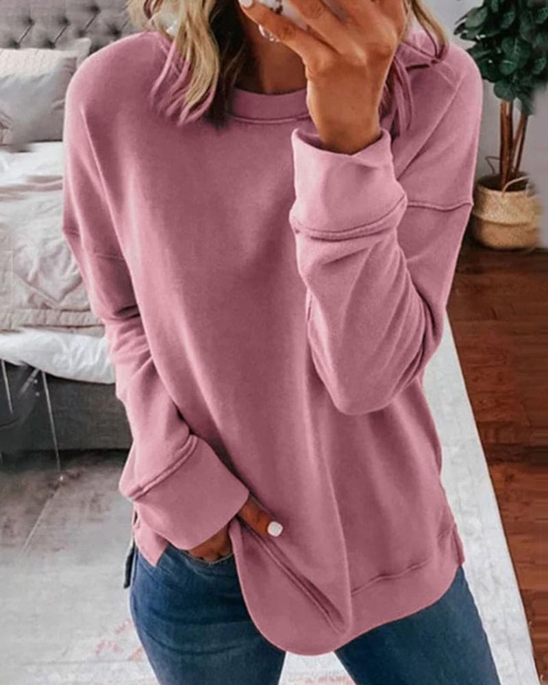 Mabel | Women’s Relaxed V-Neck Sweatshirt