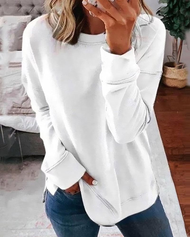 Mabel | Women’s Relaxed V-Neck Sweatshirt