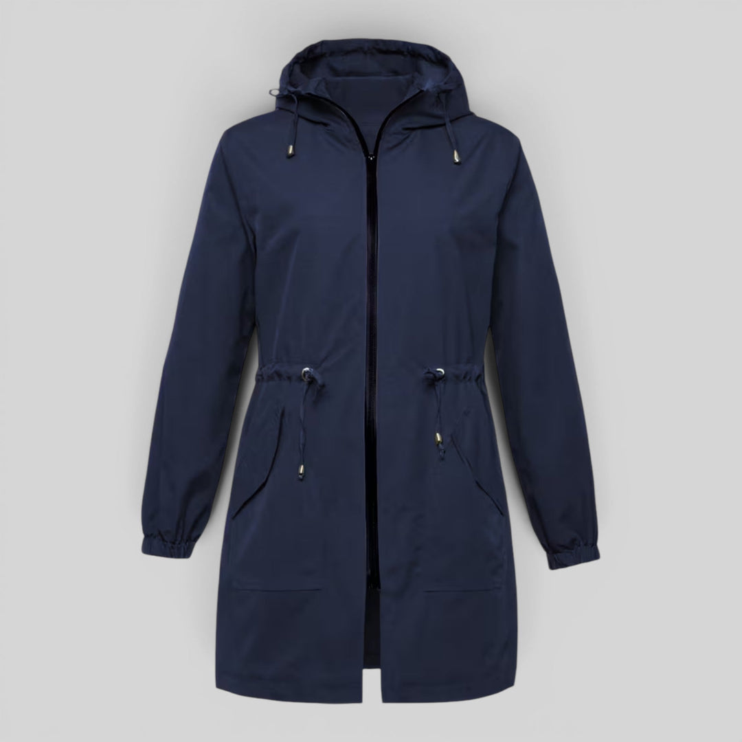 Selina | Women’s Lightweight Hooded Rain Jacket with Adjustable Waist