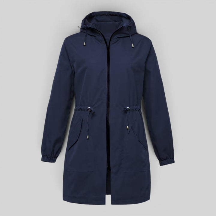 Selina | Women’s Lightweight Hooded Rain Jacket with Adjustable Waist