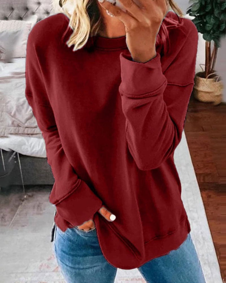 Mabel | Women’s Relaxed V-Neck Sweatshirt