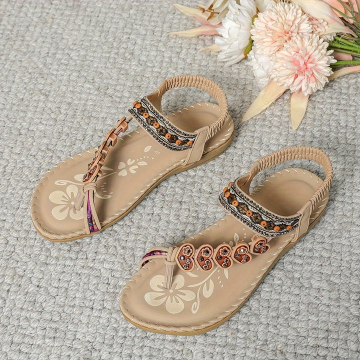 MERLIN - Bohemian Charm Flat Sandal