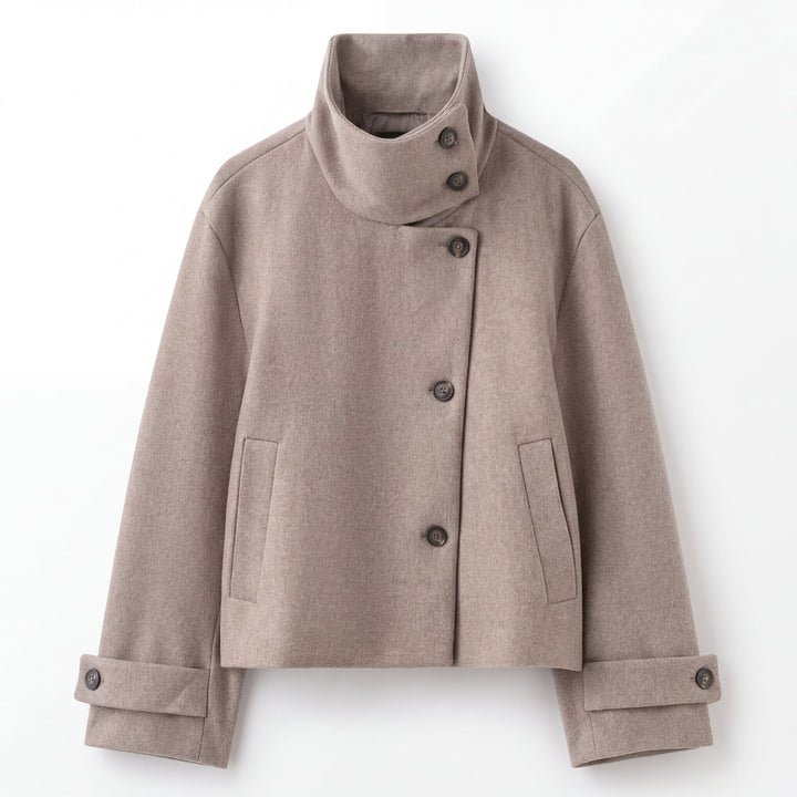 Georgina | Women’s Stand Collar Button-Front Jacket for Fall