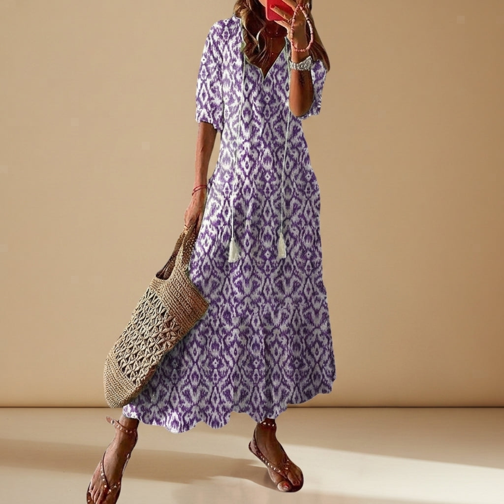 Amelia | Floral Maxi Dress for Effortless Summer Style