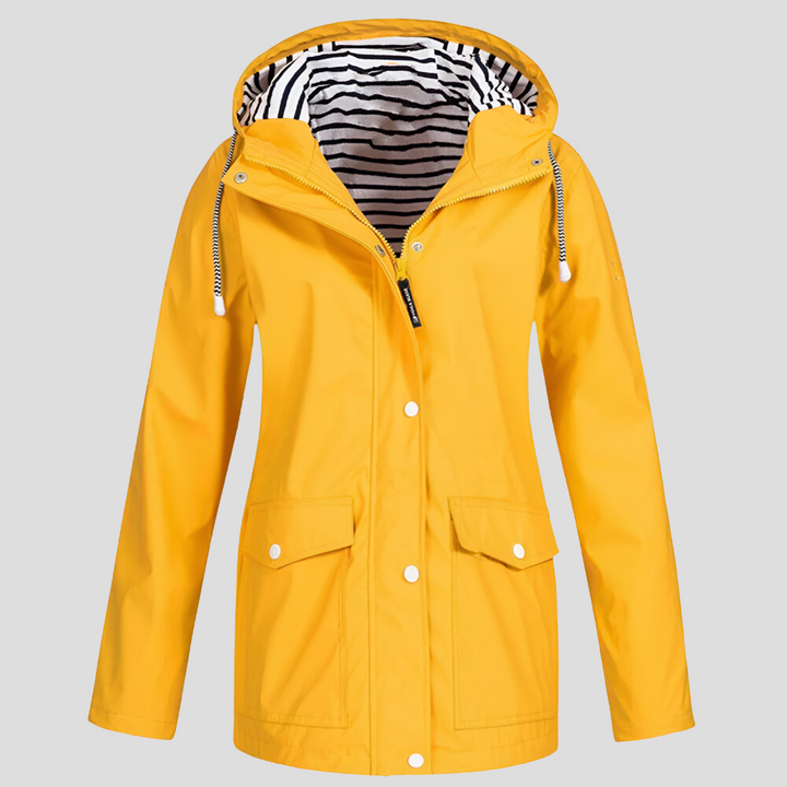 Marlowe | Women’s Waterproof Hooded Rain Jacket with Pockets