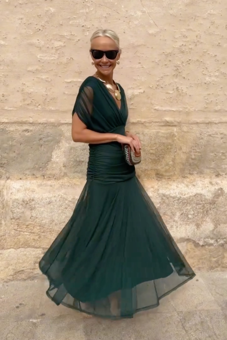 ClaraBelle™ Elegant Midi Dress