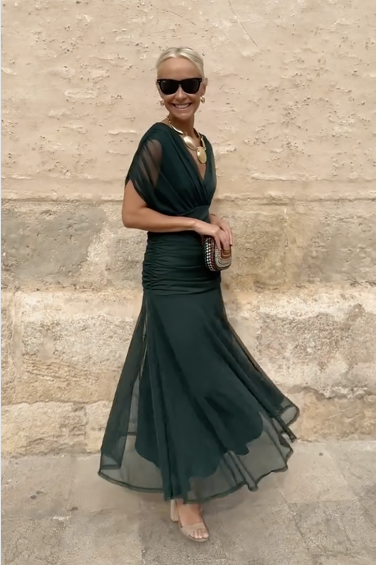 ClaraBelle™ Elegant Midi Dress