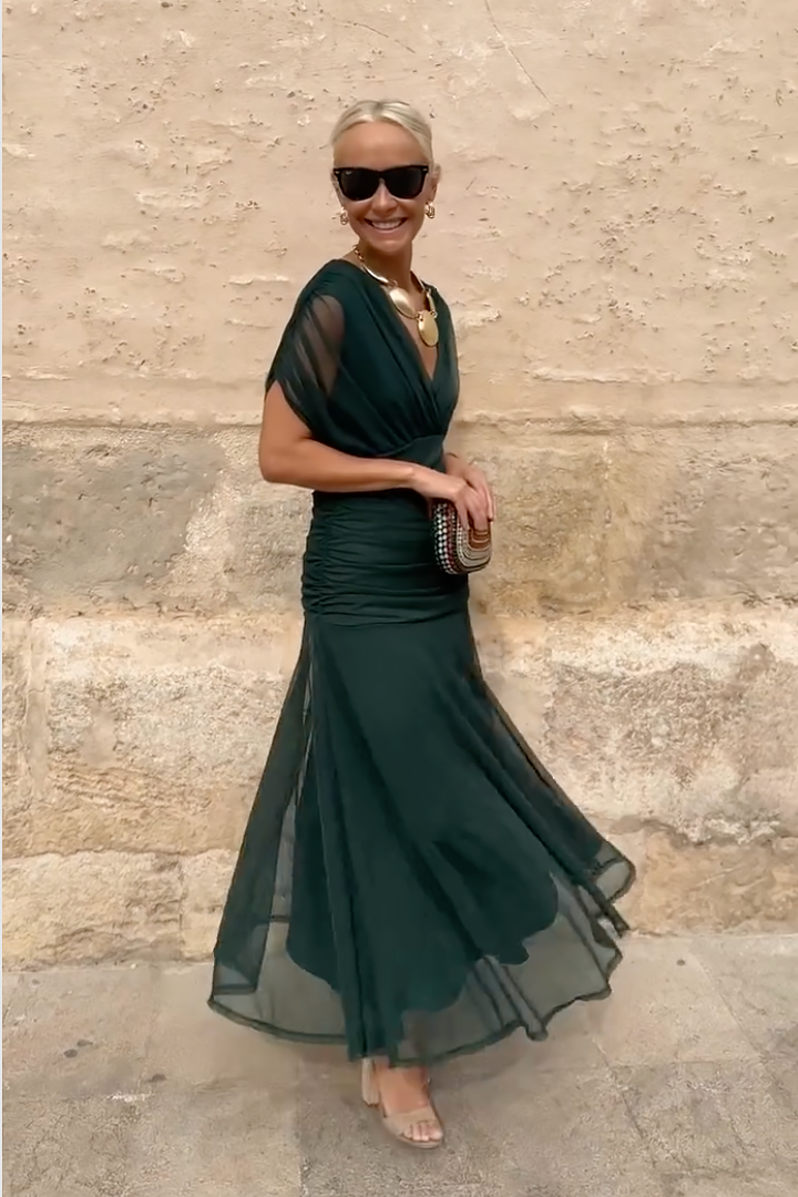 ClaraBelle™ Elegant Midi Dress