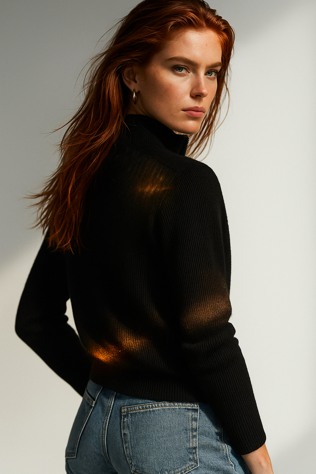 Caroline | Classic Zip-Up Knit Cardigan