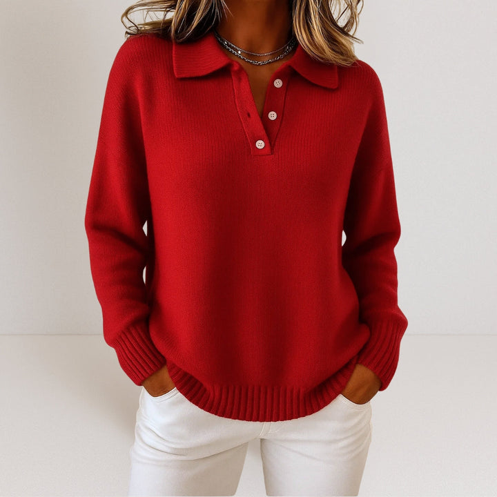 The Ruby Grace™ Collared Knit Sweater