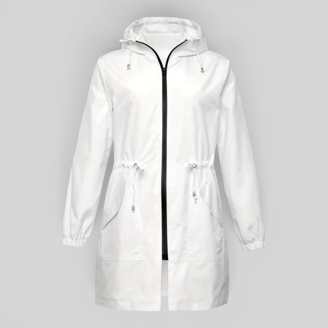 Selina | Women’s Lightweight Hooded Rain Jacket with Adjustable Waist