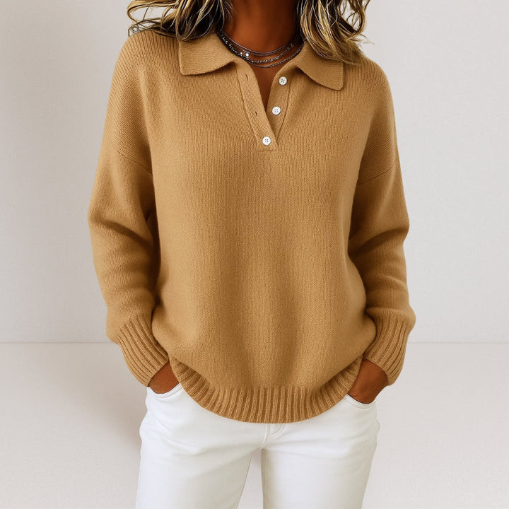 The Ruby Grace™ Collared Knit Sweater