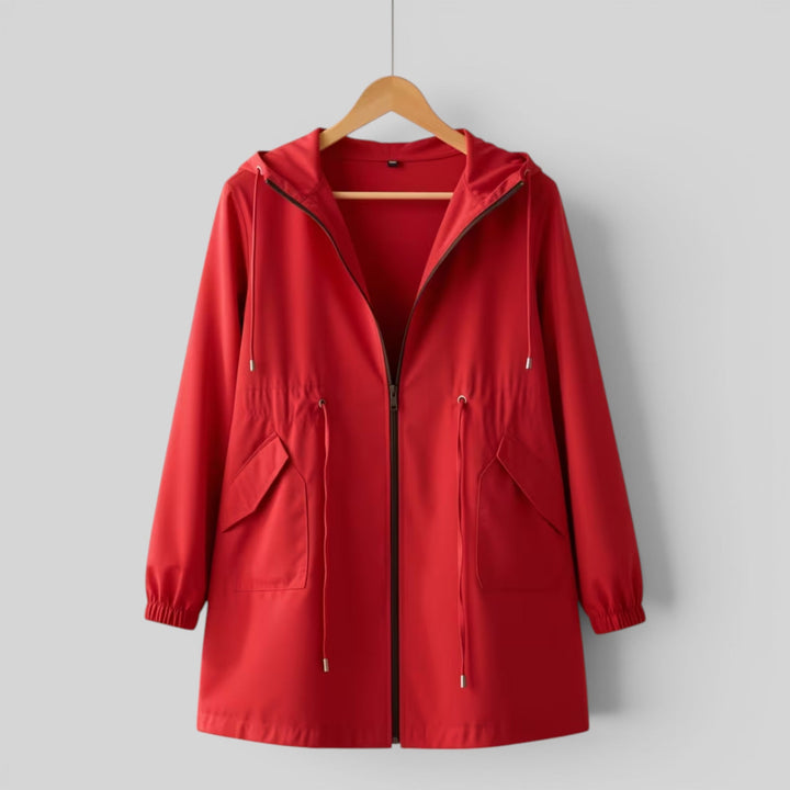 Selina | Women’s Lightweight Hooded Rain Jacket with Adjustable Waist