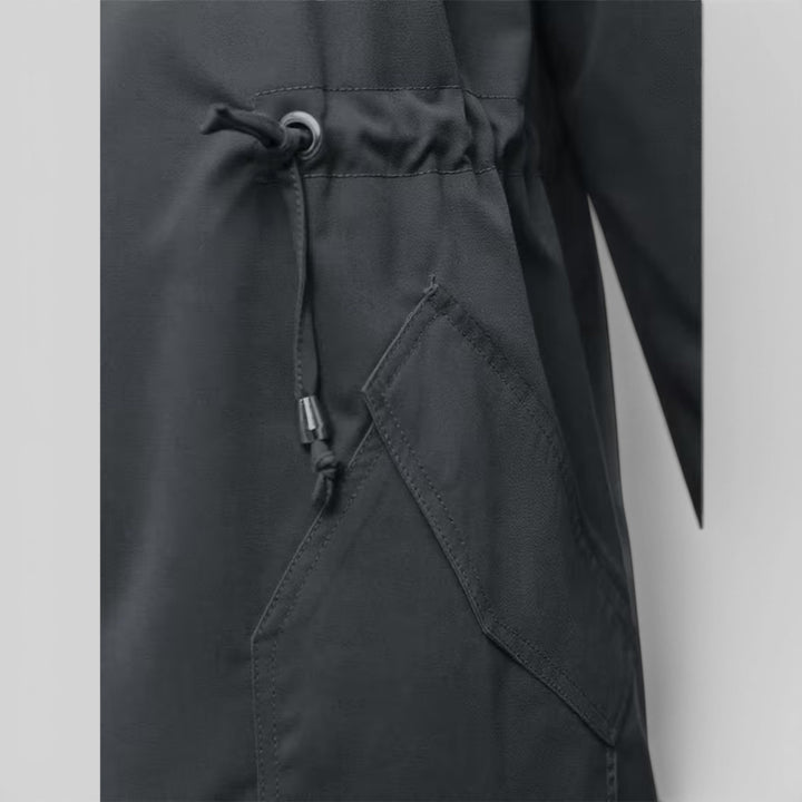 Selina | Women’s Lightweight Hooded Rain Jacket with Adjustable Waist