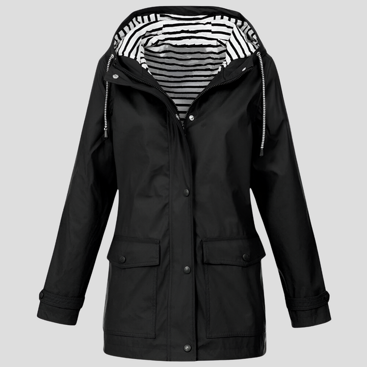 Marlowe | Women’s Waterproof Hooded Rain Jacket with Pockets
