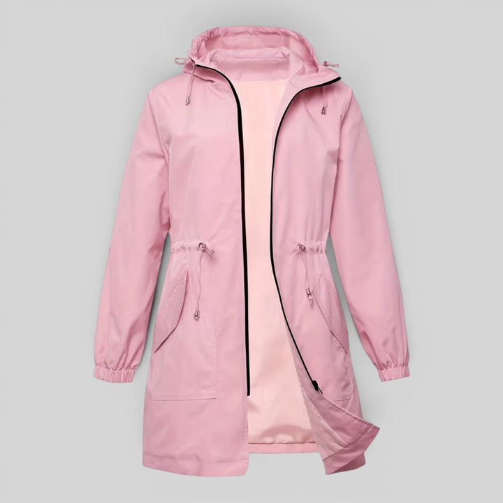 Selina | Women’s Lightweight Hooded Rain Jacket with Adjustable Waist