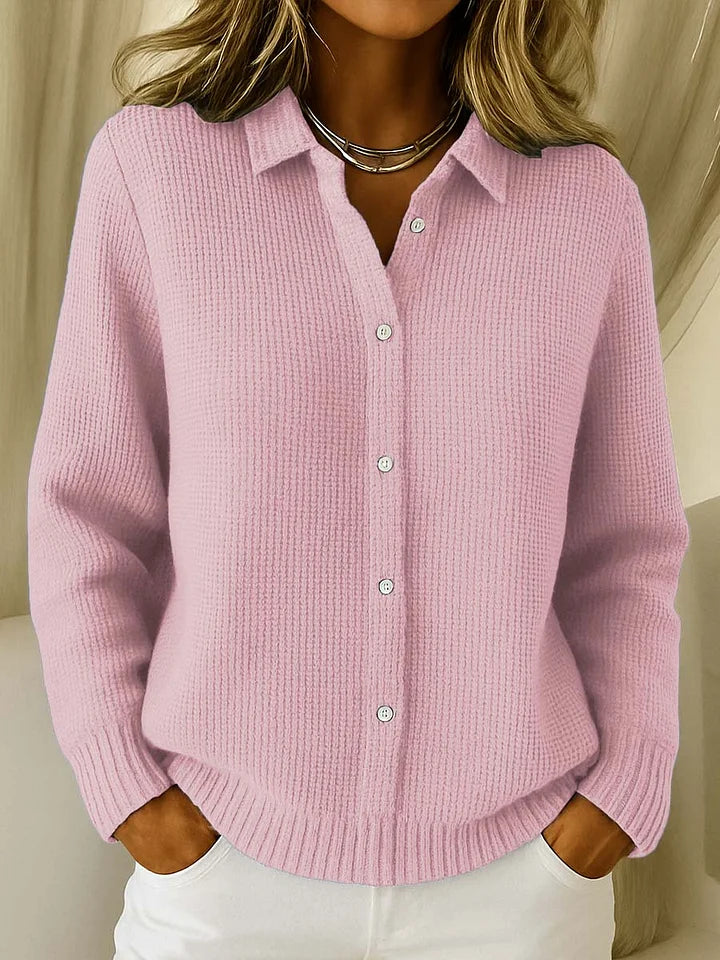 Harlow | Women’s Longline Button-Front Cardigan with Relaxed Fit