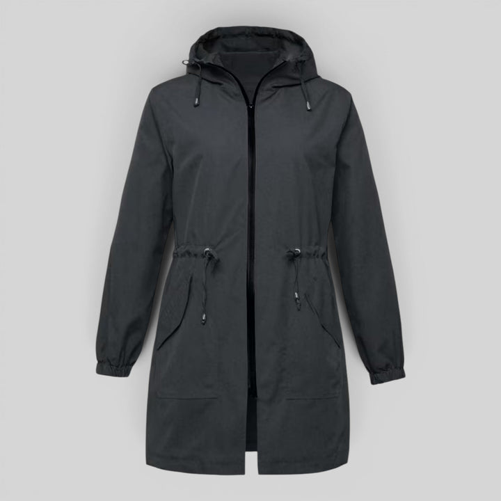 Selina | Women’s Lightweight Hooded Rain Jacket with Adjustable Waist