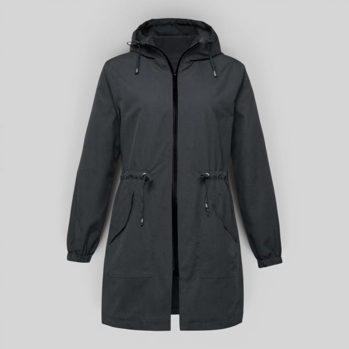 Selina | Women’s Lightweight Hooded Rain Jacket with Adjustable Waist