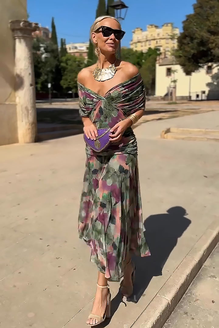 ClaraBelle™ Elegant Midi Dress