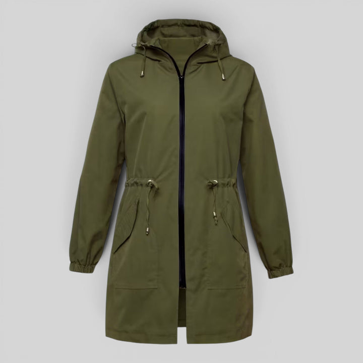 Selina | Women’s Lightweight Hooded Rain Jacket with Adjustable Waist