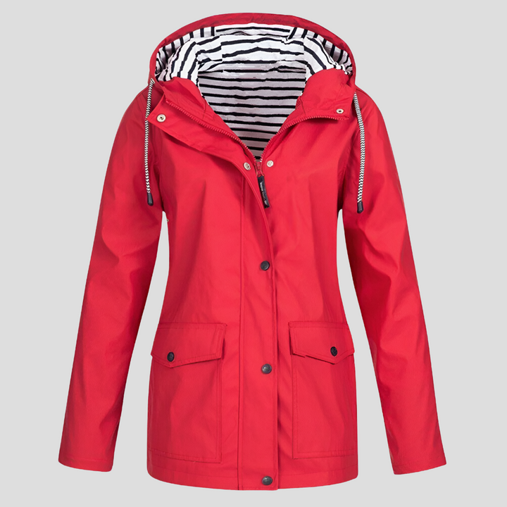 Marlowe | Women’s Waterproof Hooded Rain Jacket with Pockets