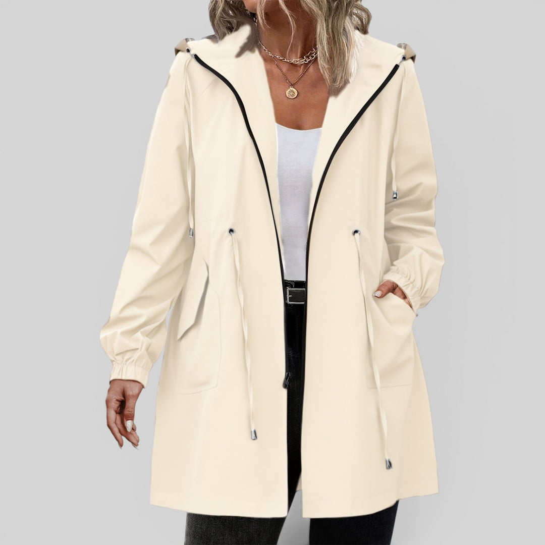 Selina | Women’s Lightweight Hooded Rain Jacket with Adjustable Waist