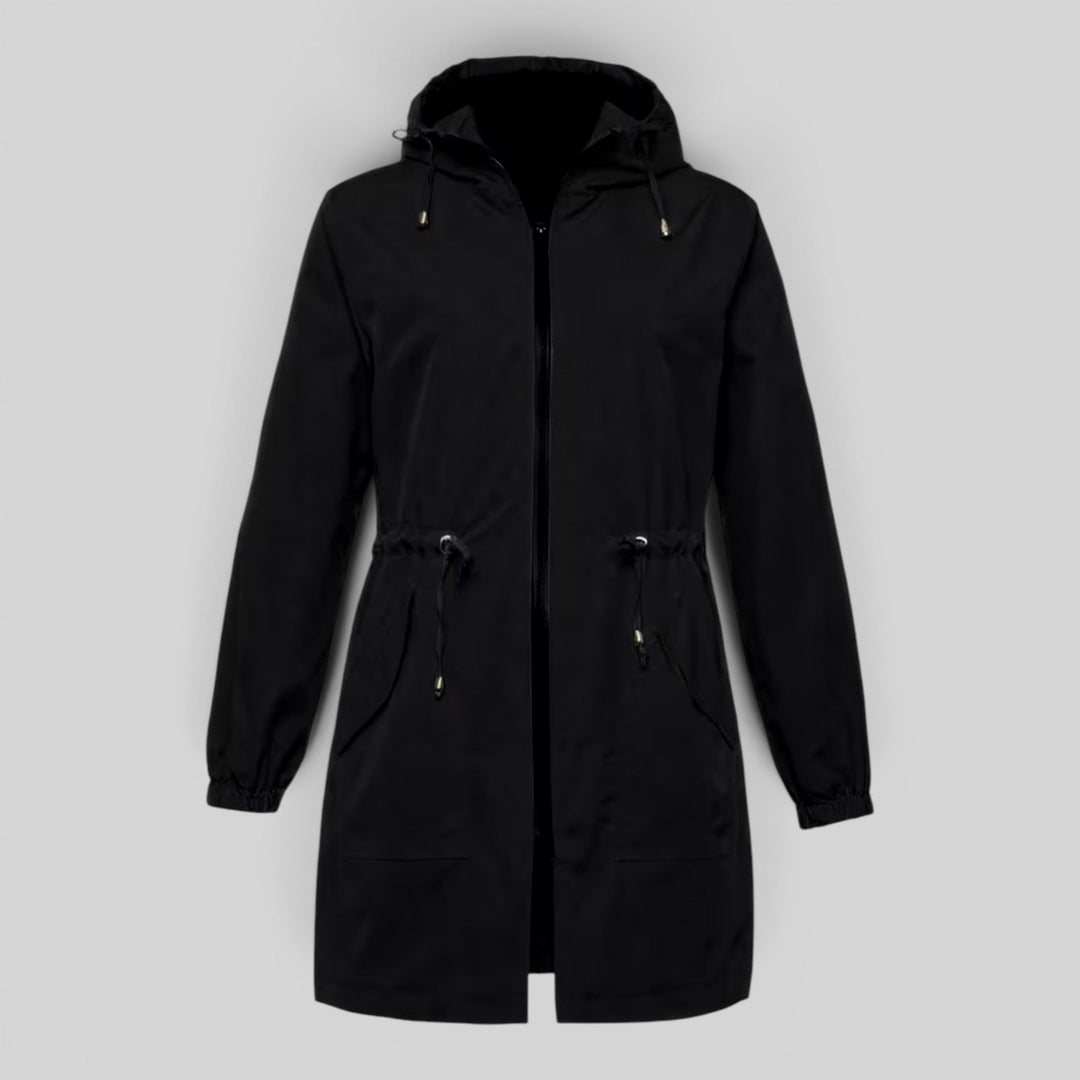 Selina | Women’s Lightweight Hooded Rain Jacket with Adjustable Waist