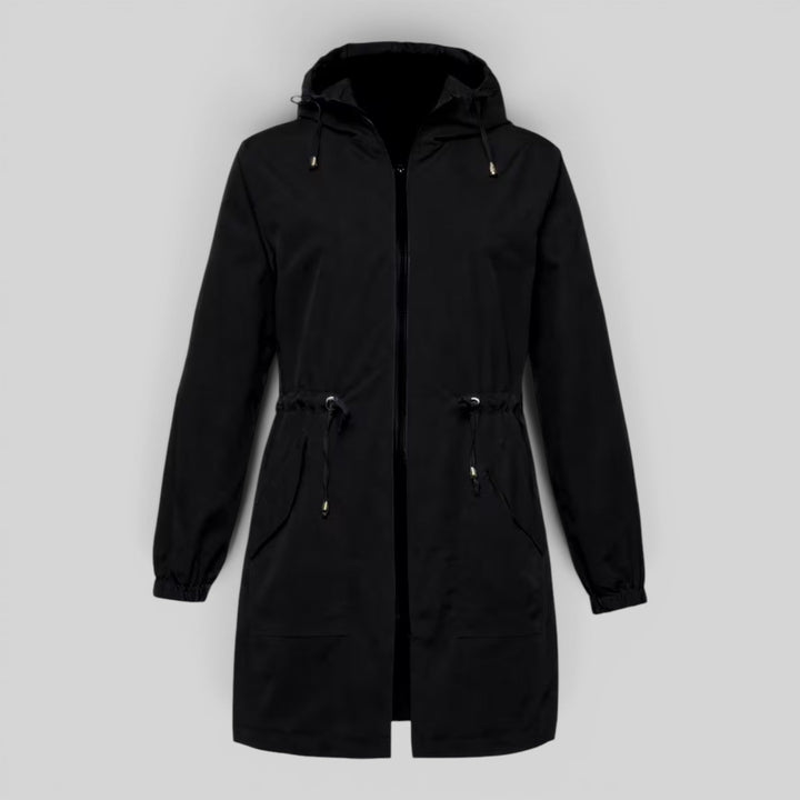 Selina | Women’s Lightweight Hooded Rain Jacket with Adjustable Waist
