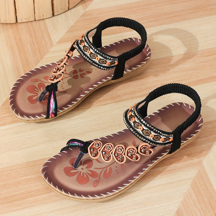 MERLIN - Bohemian Charm Flat Sandal