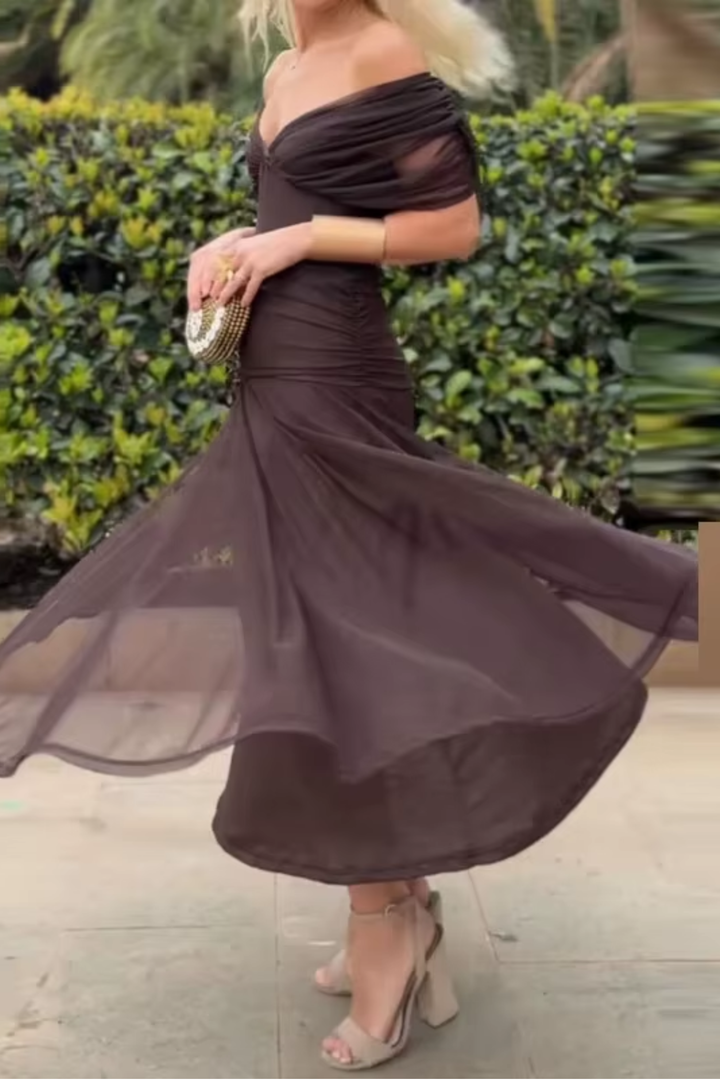 ClaraBelle™ Elegant Midi Dress