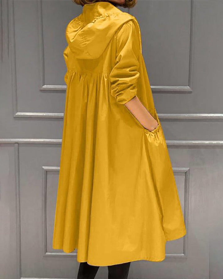 Alice | Women’s Lightweight Hooded Raincoat for Fall