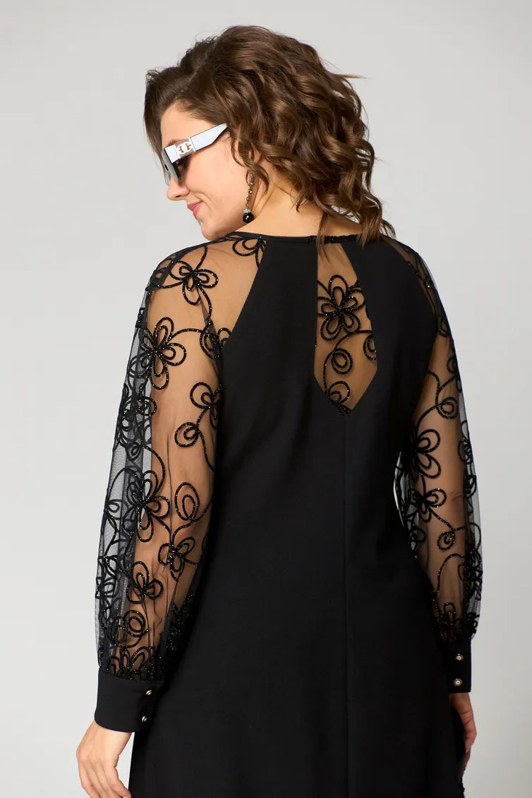 Destiny - Trendy Lace-Sleeve Dress