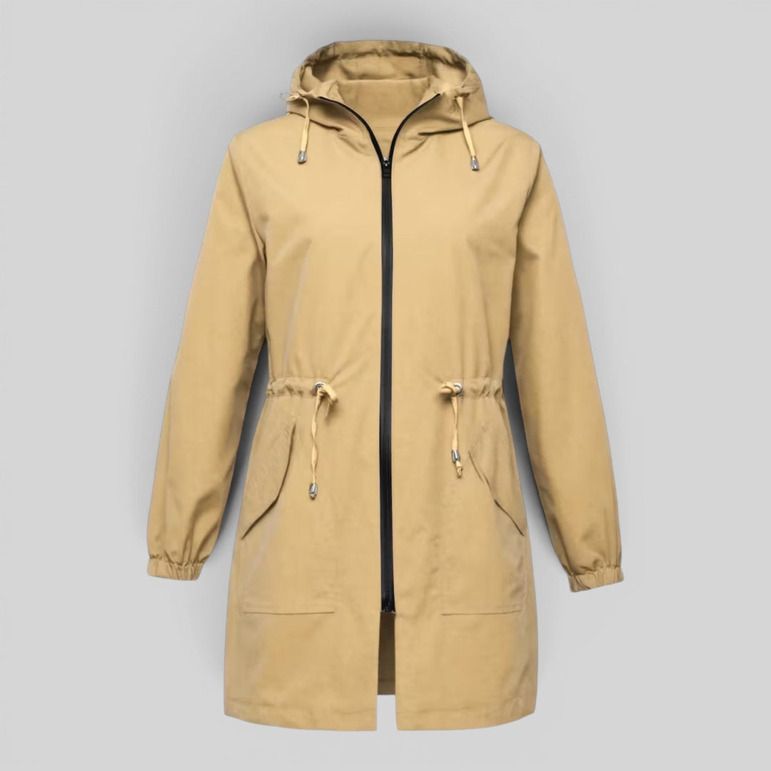 Selina | Women’s Lightweight Hooded Rain Jacket with Adjustable Waist
