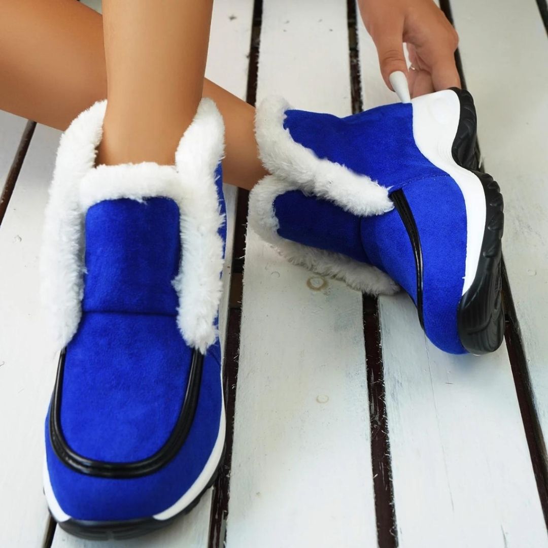 Maren | Women’s Pull-On Ankle Boots with Padded Collar and Chunky Sole
