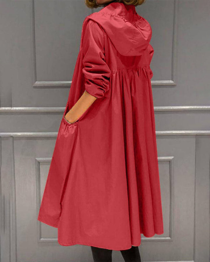 Alice | Women’s Lightweight Hooded Raincoat for Fall