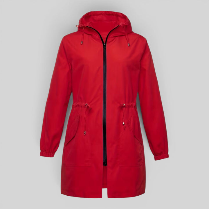 Selina | Women’s Lightweight Hooded Rain Jacket with Adjustable Waist