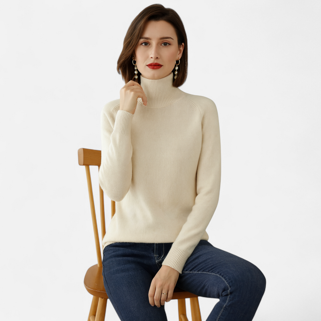 Eleanor | Women’s Classic Turtleneck Sweater for Fall &amp; Winter
