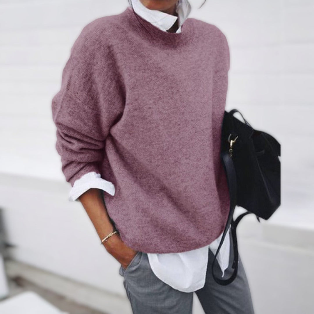 Estelle | Women’s Soft Knit Sweater with Loose Relaxed Fit