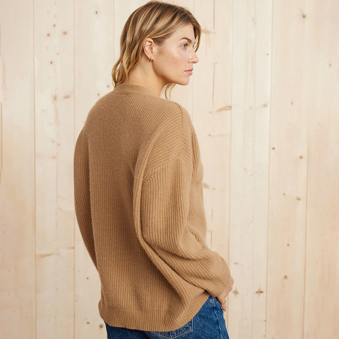Alessia | Women’s Oversized Button-Front Cardigan