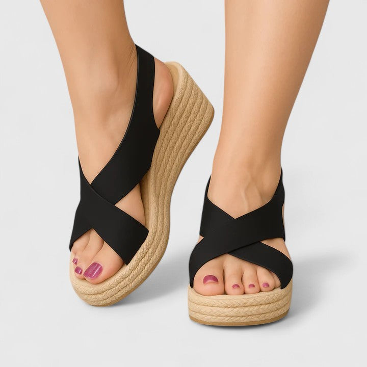 Elena | Espadrille Wedge Sandals for Everyday Elegance