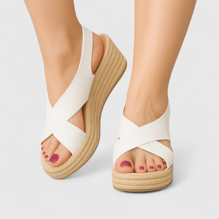 Elena | Espadrille Wedge Sandals for Everyday Elegance