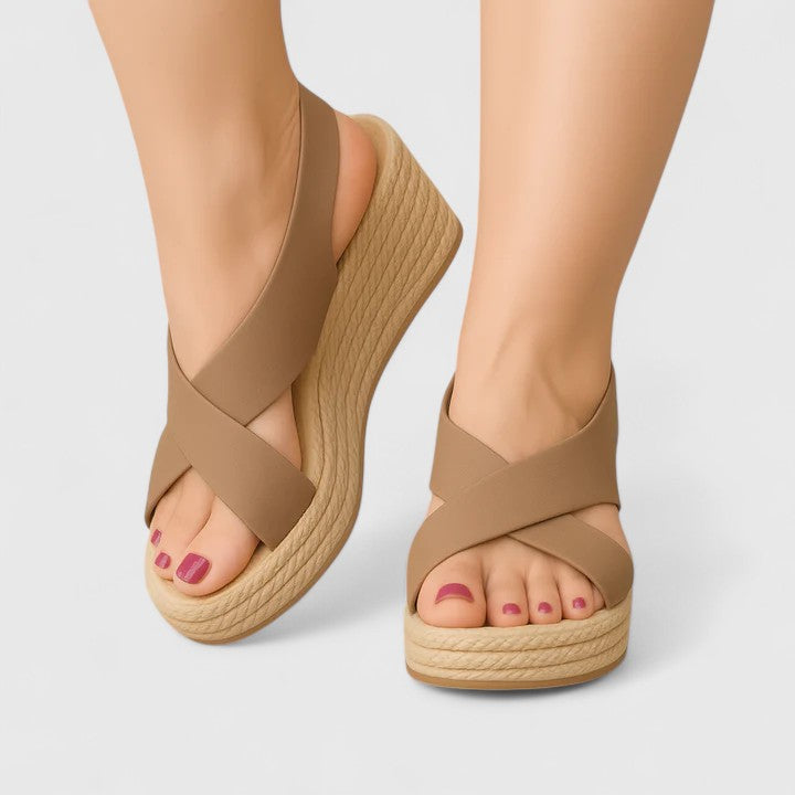 Elena | Espadrille Wedge Sandals for Everyday Elegance
