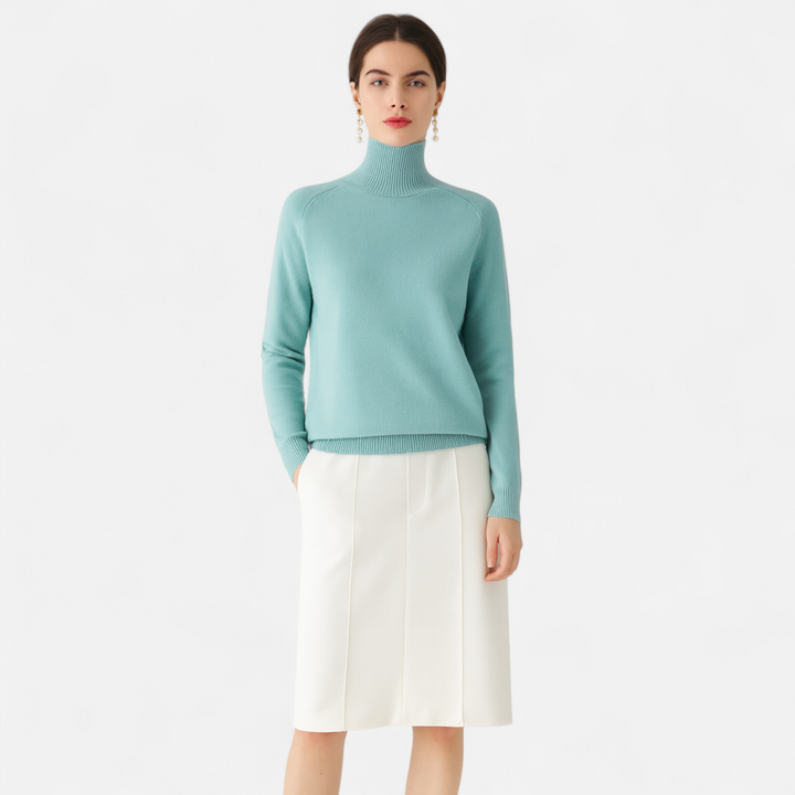 Eleanor | Women’s Classic Turtleneck Sweater for Fall &amp; Winter