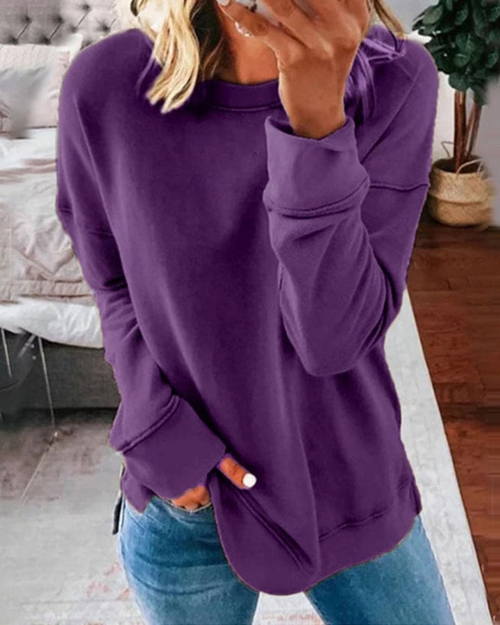 Hazel | Women’s Relaxed Crew Neck Sweatshirt