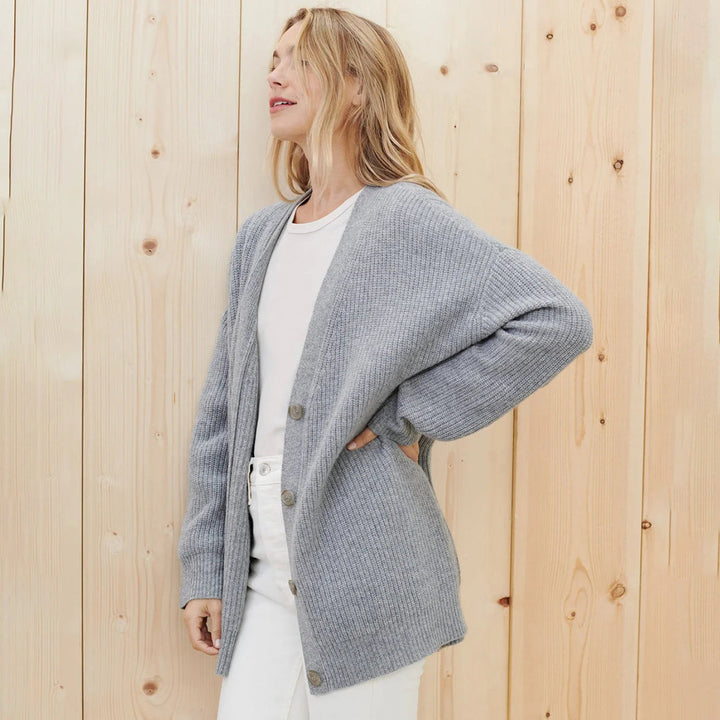 Alessia | Women’s Oversized Button-Front Cardigan