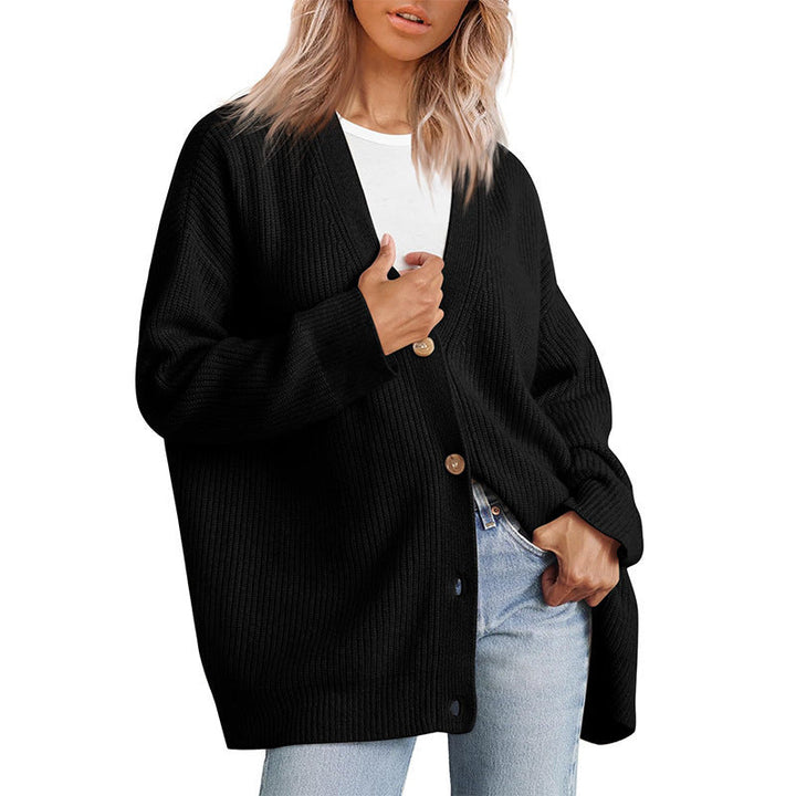 Alessia | Women’s Oversized Button-Front Cardigan