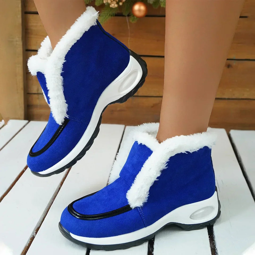 Maren | Women’s Pull-On Ankle Boots with Padded Collar and Chunky Sole