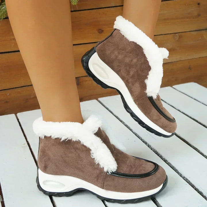 Maren | Women’s Pull-On Ankle Boots with Padded Collar and Chunky Sole
